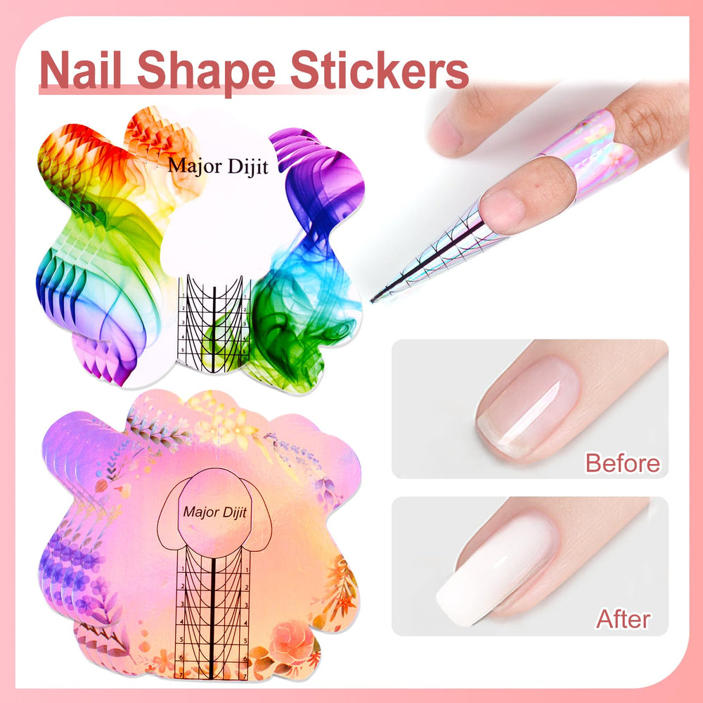 Major Dijit acrylic liquid supports strong color mix and precise sculpting for beginners