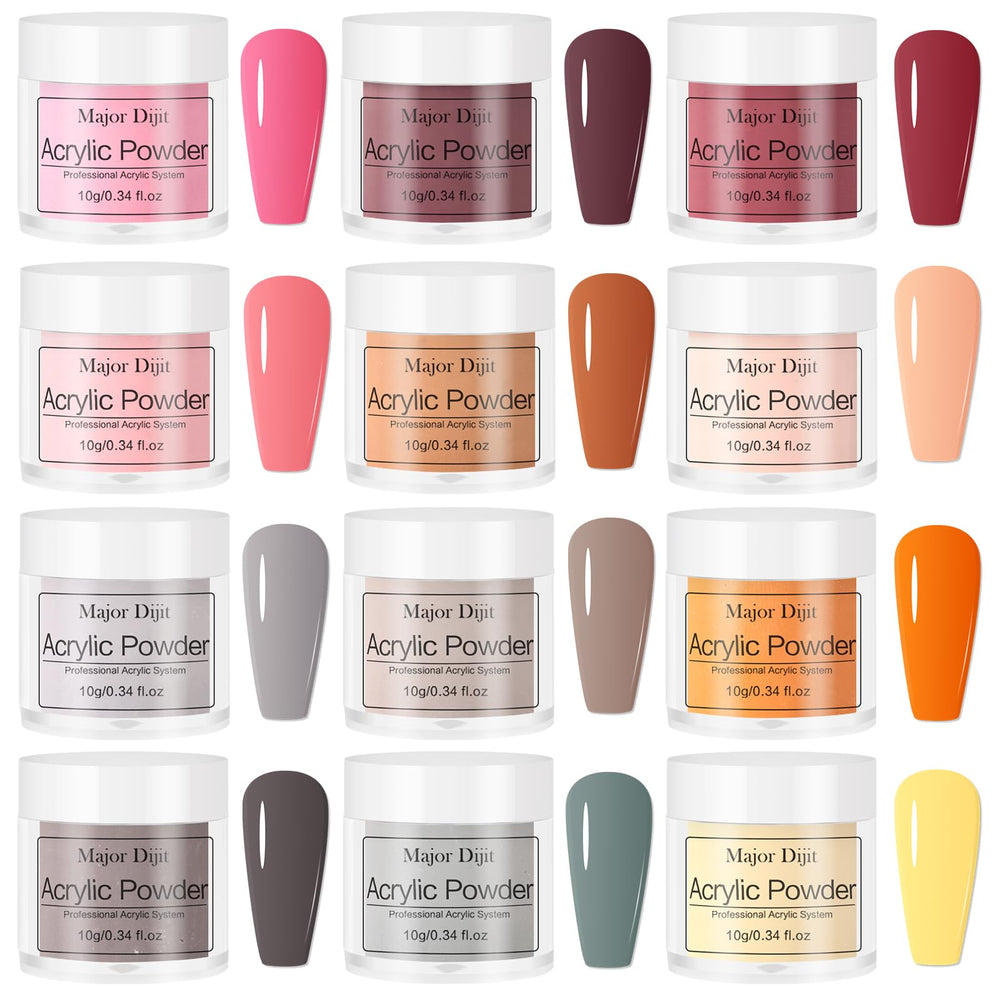 Major Dijit acrylic nail kit base coat enhances adhesion for longer-lasting manicures at home