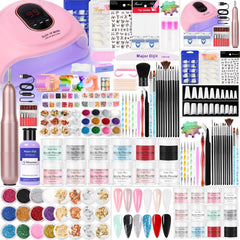Major Dijit acrylic nail kit front display—beginner-friendly all-in-one set