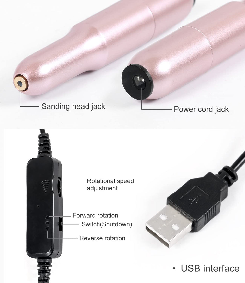 Major Dijit electric nail file 0-20000 rpm—adjustable for shaping