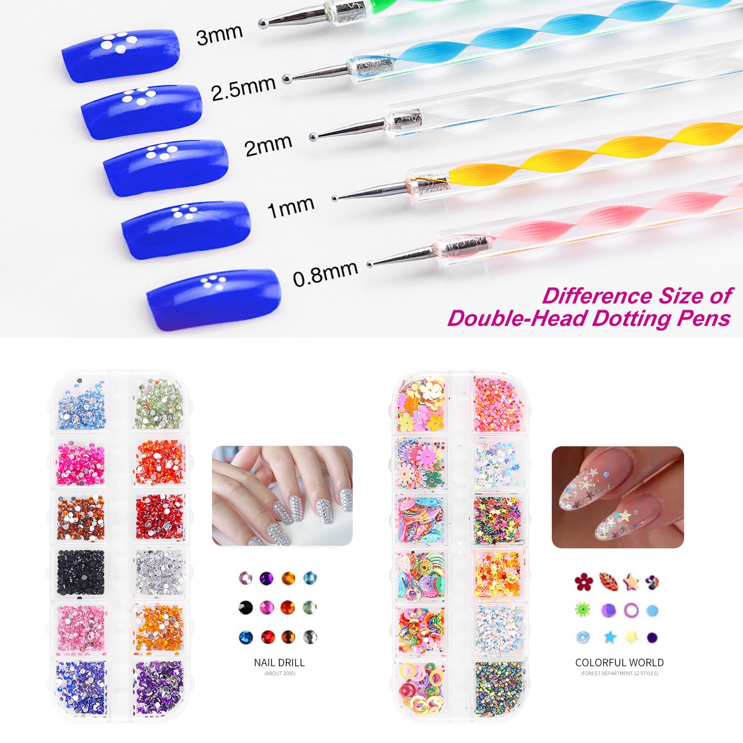 Major Dijit nail brush and accessories enabling precise application.