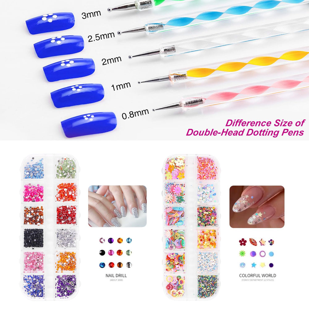 Major Dijit nail brush and accessories enabling precise application.