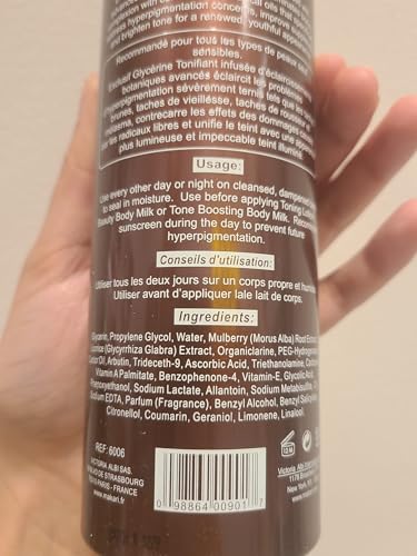 Makari moisturized, soft skin after applying the glycerin routine