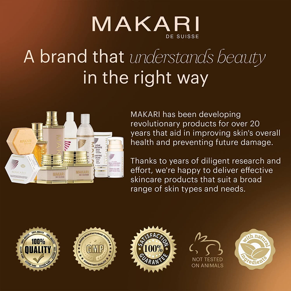 MAKARI Classic Day Radiance Face Cream tone-evening scene suggests improved skin balance