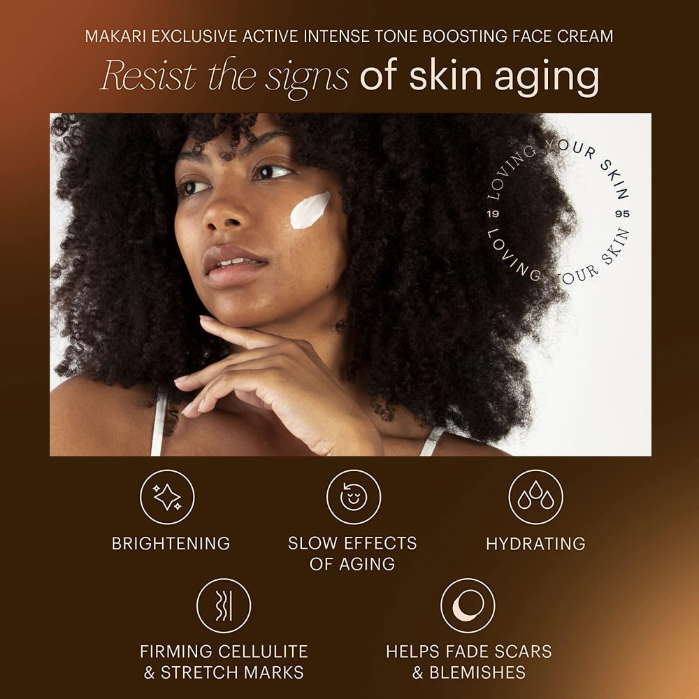 Makari Exclusive Tone-Boosting Face Cream night routine demonstrates gentle nightly care