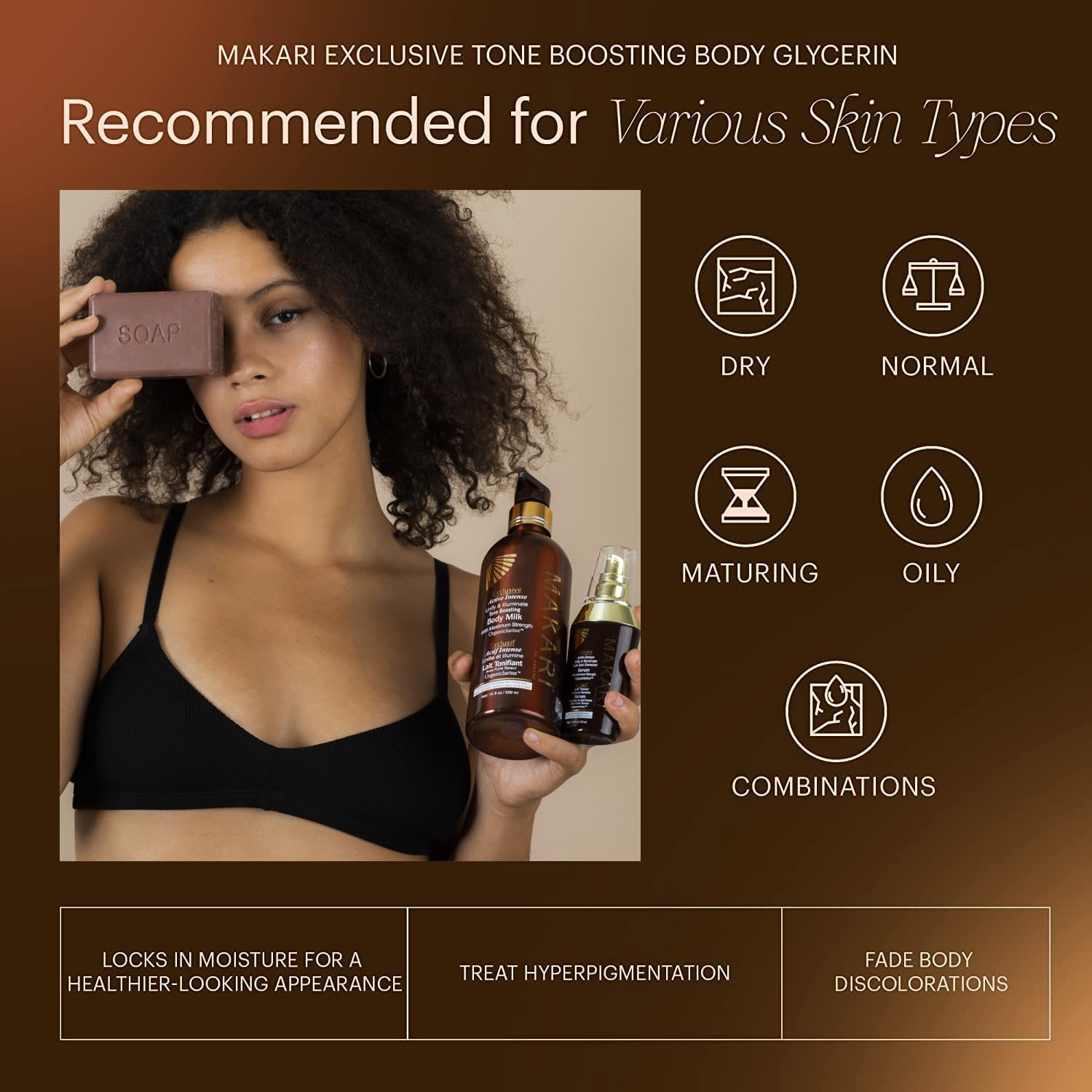 Makari mulberry root extract blend supports radiant complexion