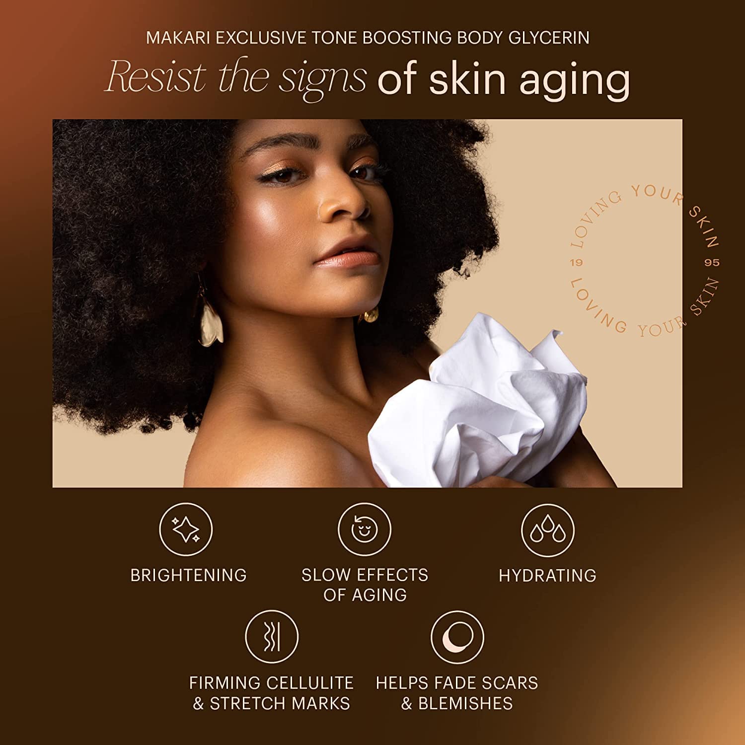 Makari skin-brightening toner applied on damp skin for balanced tone