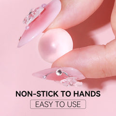 Makartt 3D gel nail-art kit white jar for clean sculpting