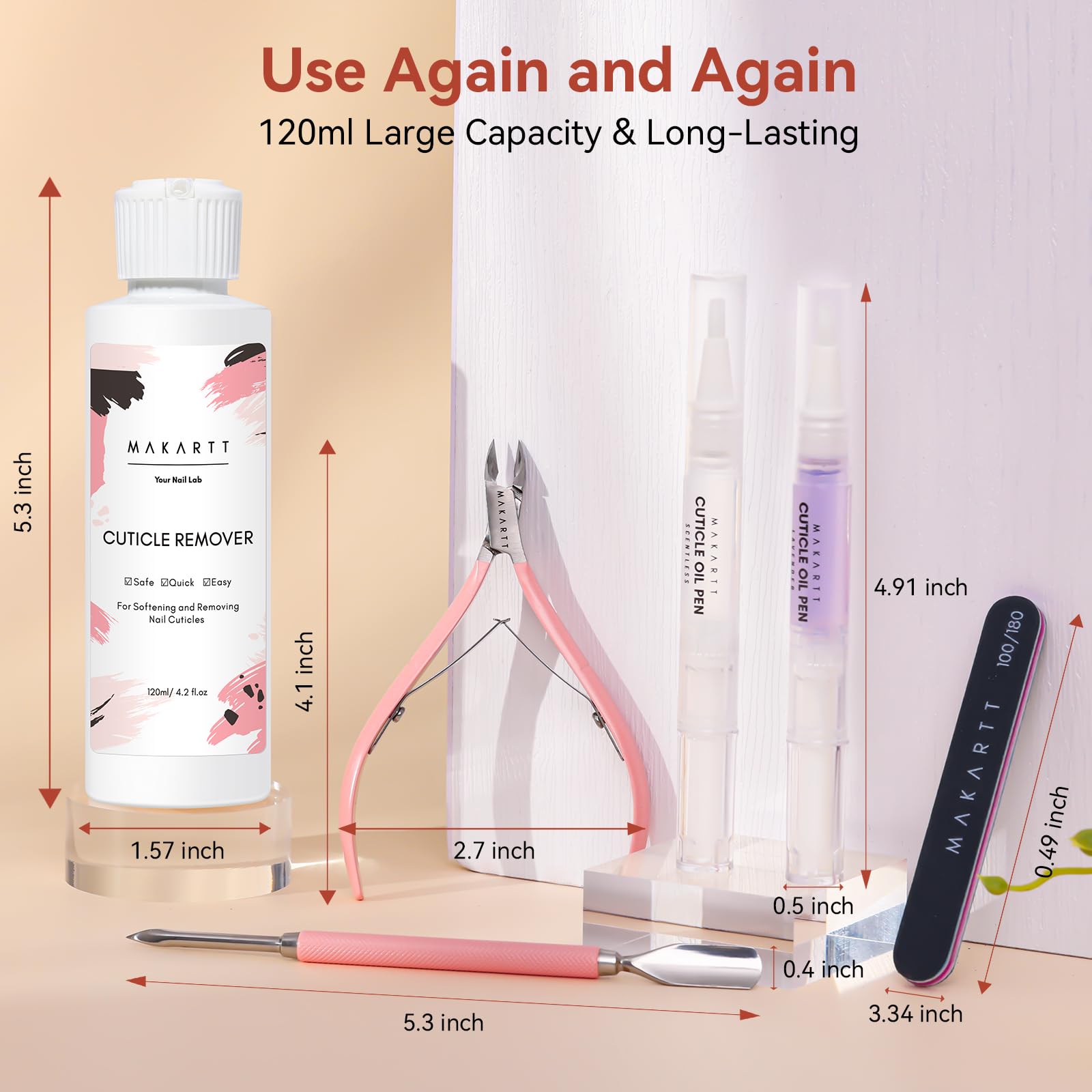 Makartt Cuticle Oil Pen provides plant-based moisture to nails and surrounding skin.