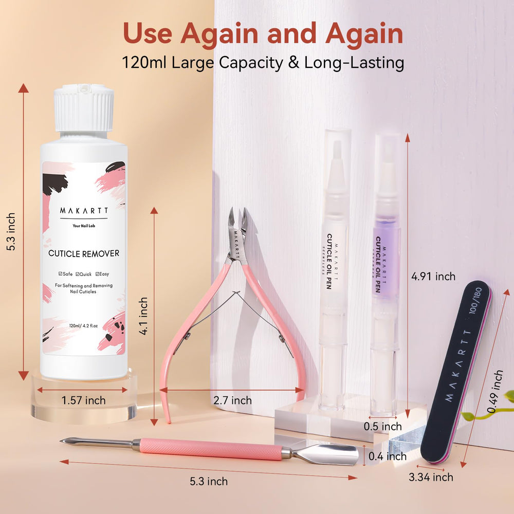 Makartt Cuticle Oil Pen provides plant-based moisture to nails and surrounding skin.