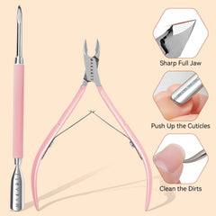Makartt Cuticle Pusher dual ends safely push back cuticles with neat control.