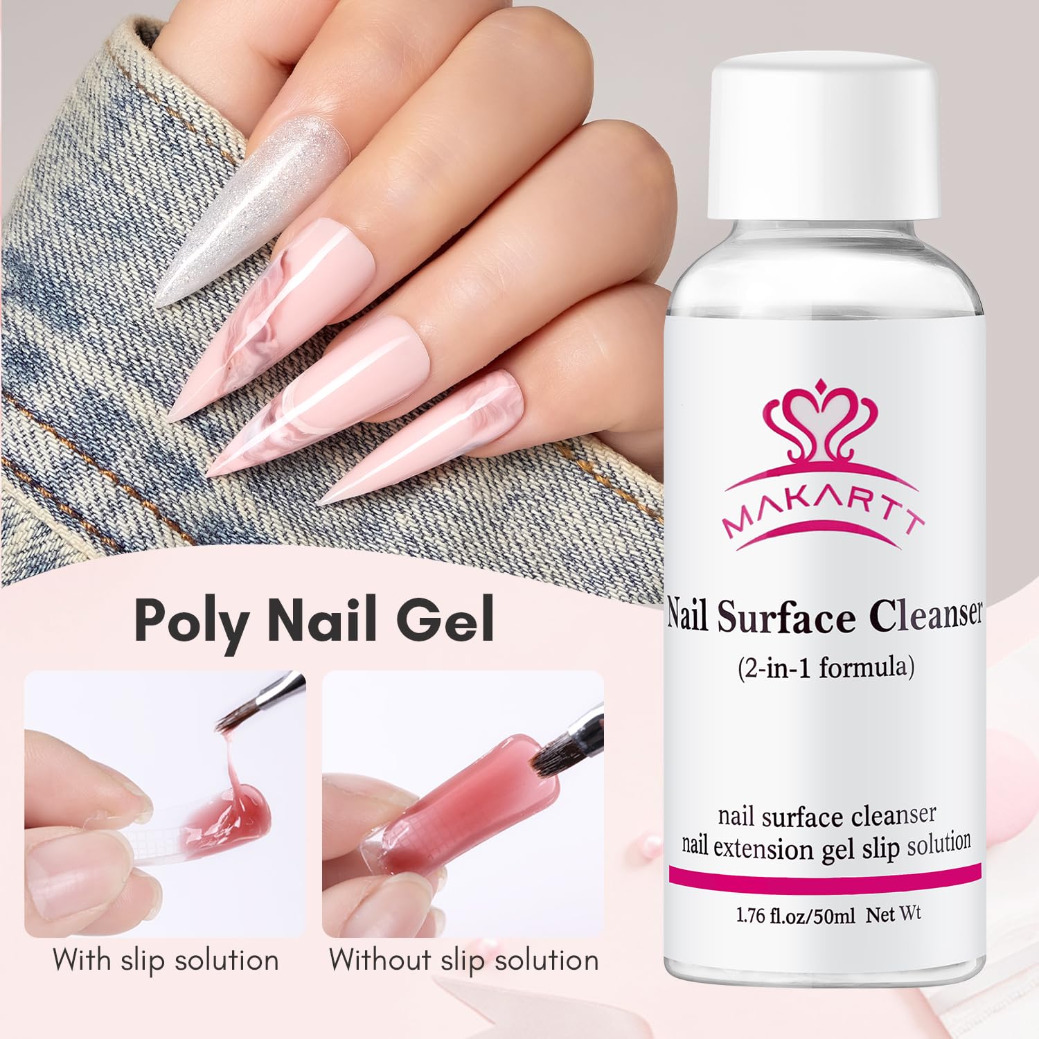 Makartt dual forms enable precise extensions and natural nail shapes.