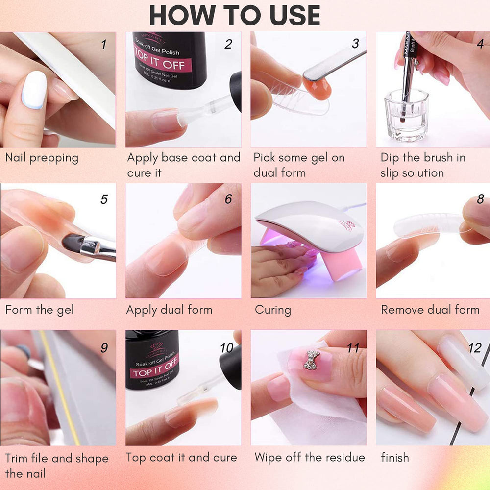 Makartt gel brush and spatula support precise sculpting and pigment mixing.