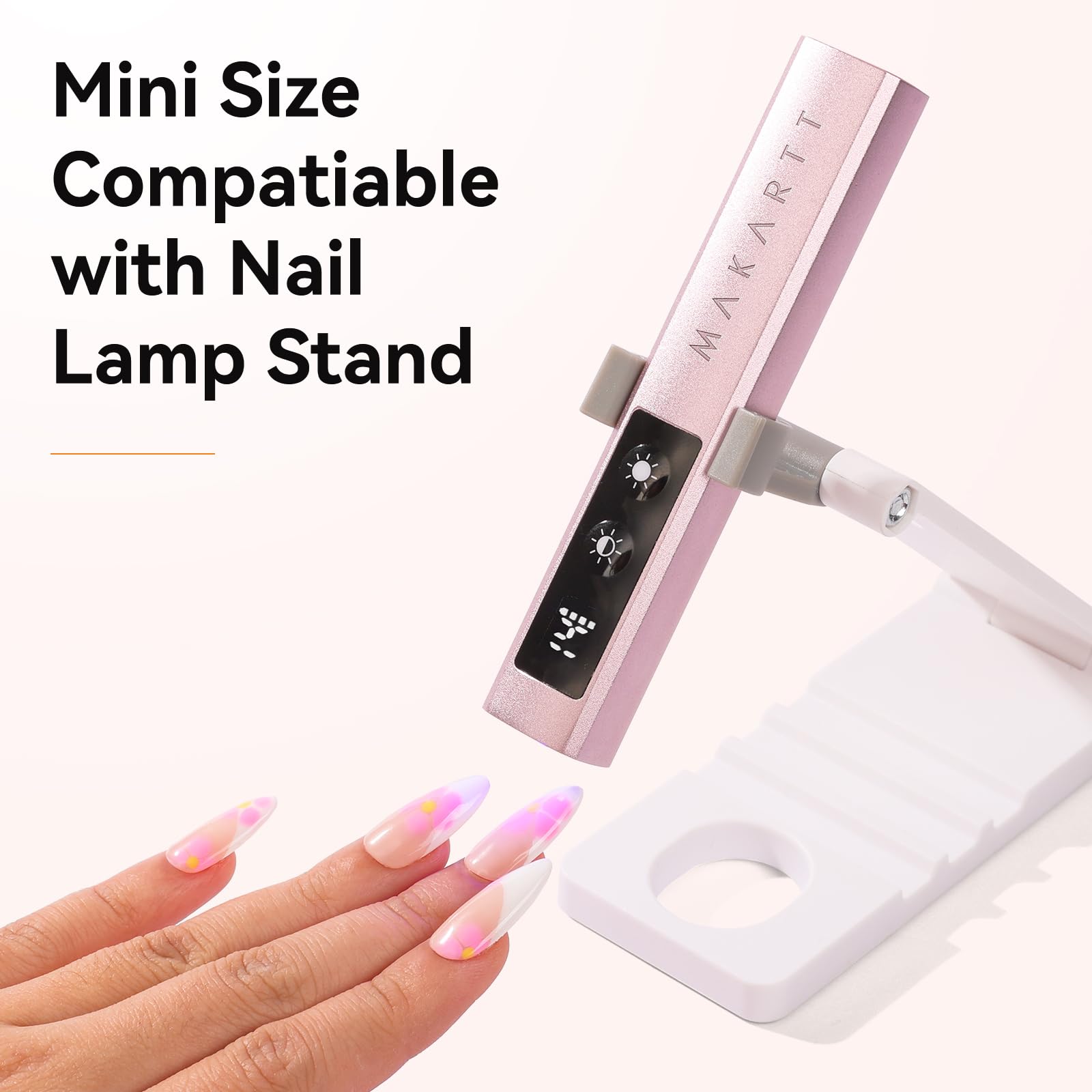 Makartt handheld UV nail lamp suitable for home salon use and quick manicures