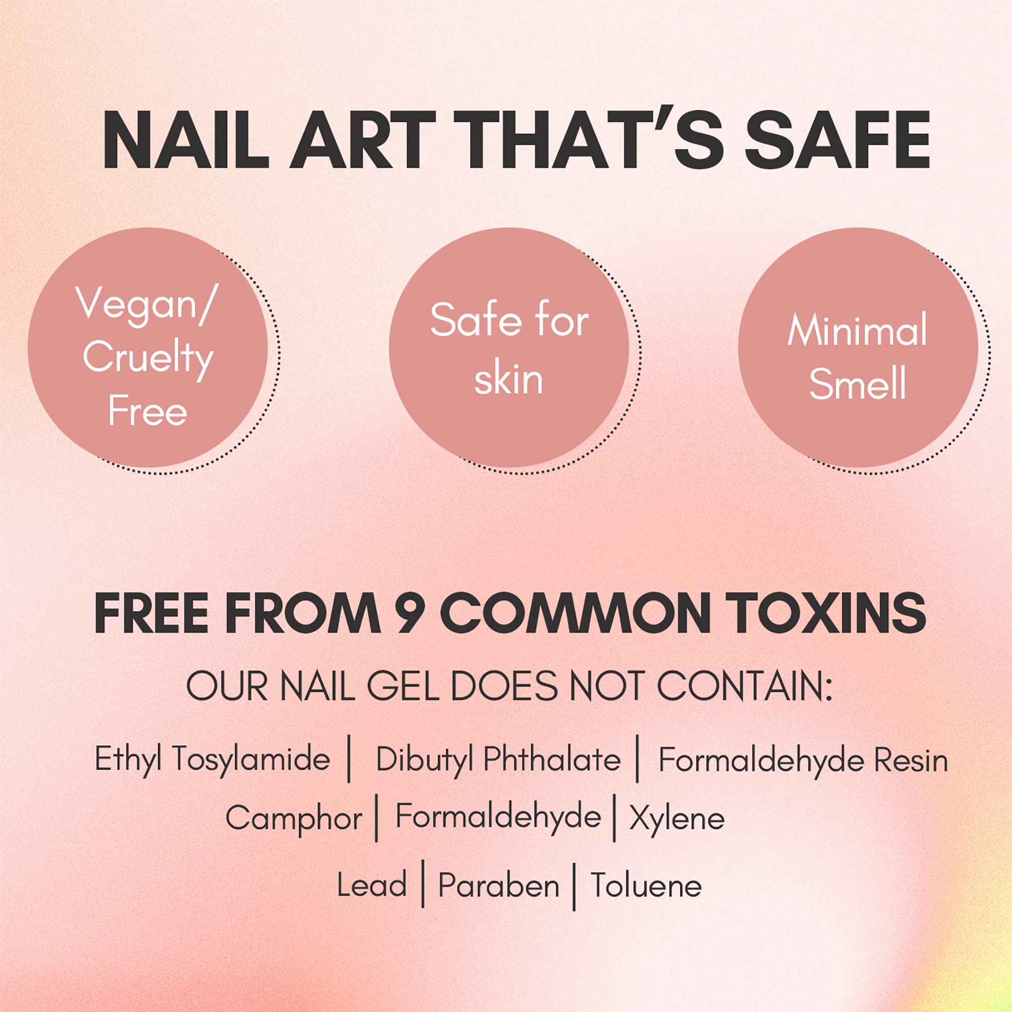 Makartt instruction manual guides step-by-step DIY gel nails at home.