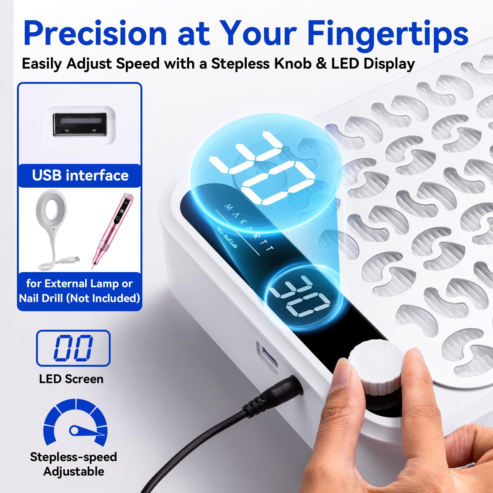 Makartt Larina strainer panel captures dust from all directions