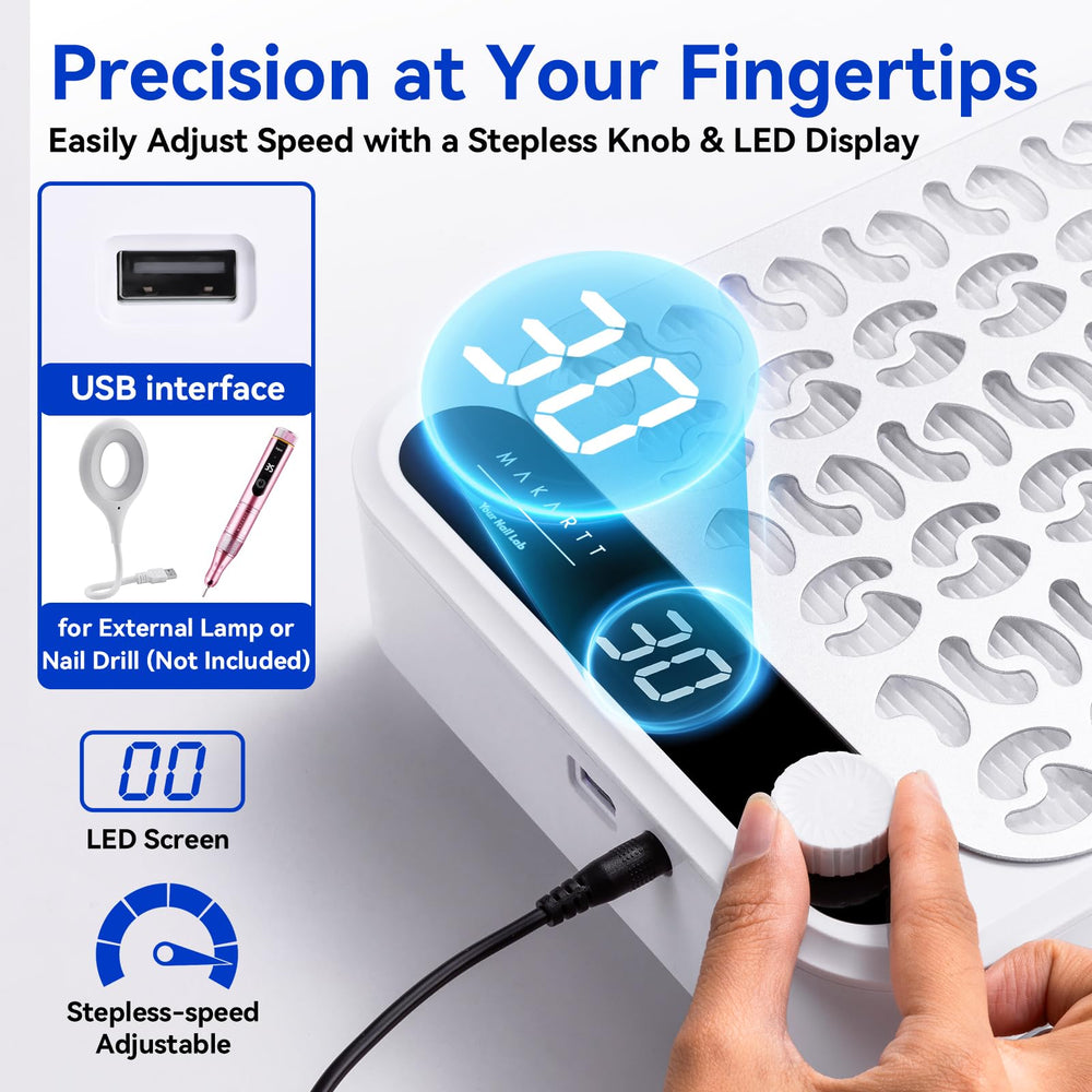 Makartt Larina strainer panel captures dust from all directions