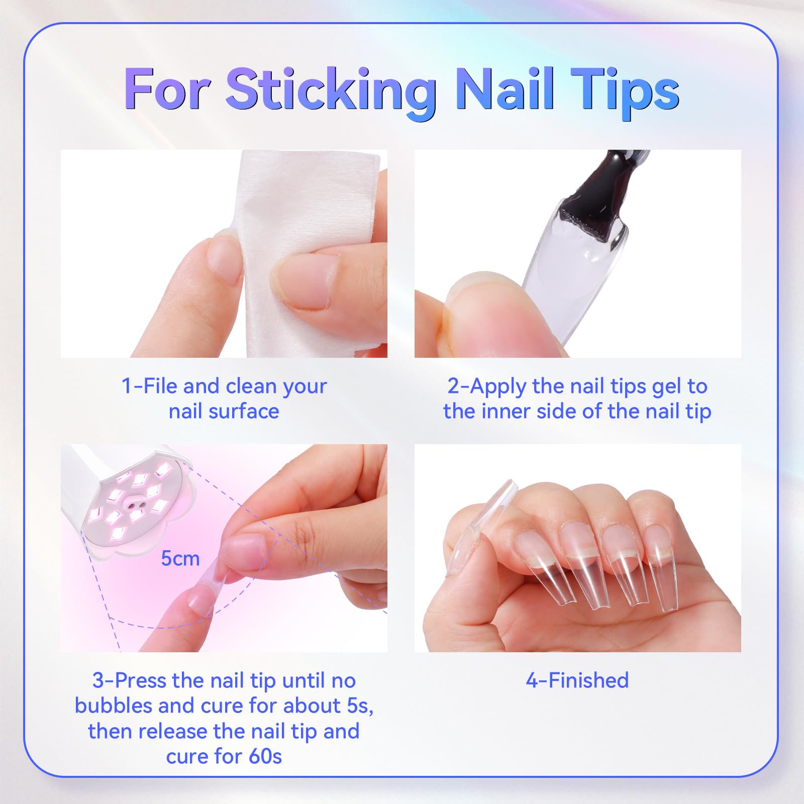 Makartt Mini UV Light helps quick nail drying after gel applications