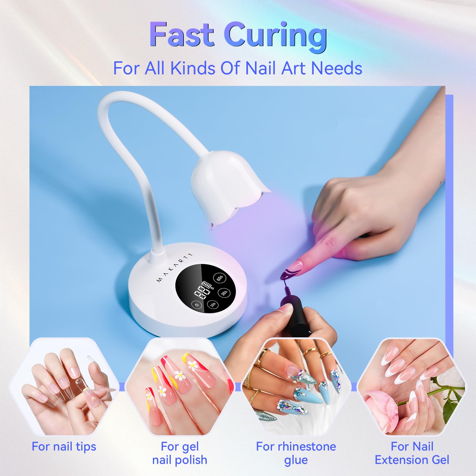 Makartt Mini UV Light USB charging for travel convenience