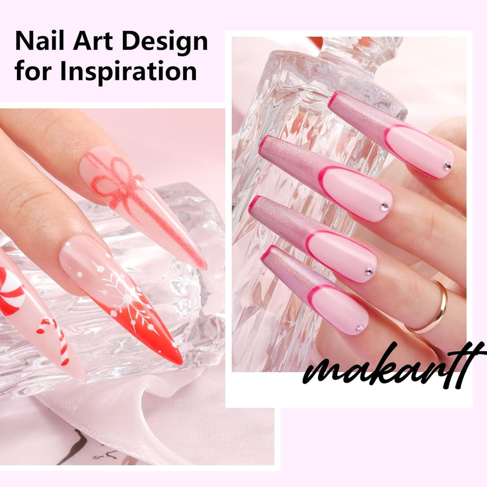 Makartt Nail Art Brush 15mm bristle for longer, elegant lines.