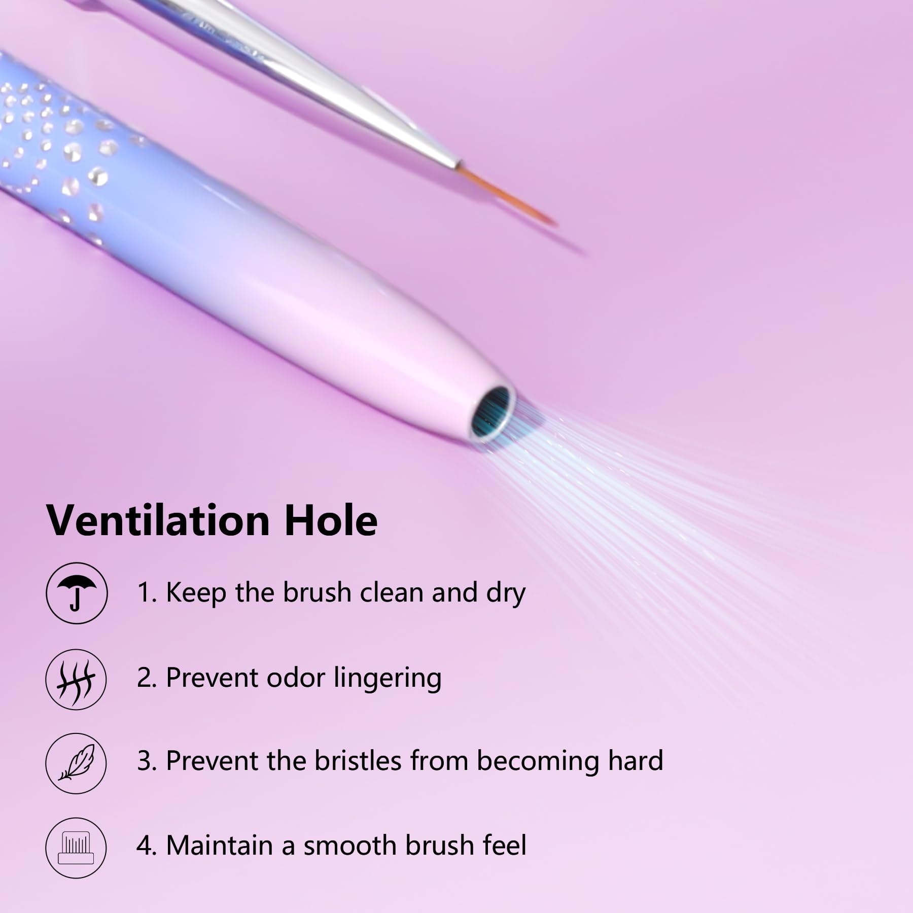 Makartt Nail Art Brush cleaning setup for easy maintenance and extended life.