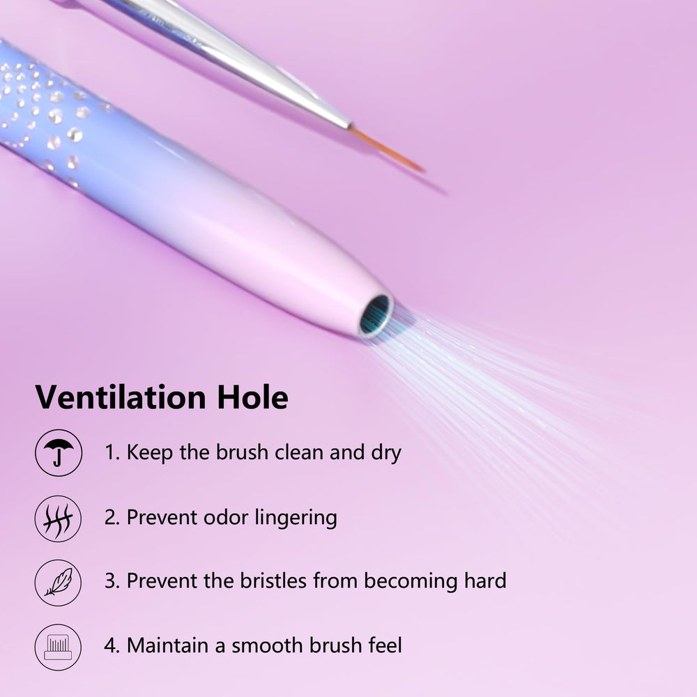 Makartt Nail Art Brush cleaning setup for easy maintenance and extended life.