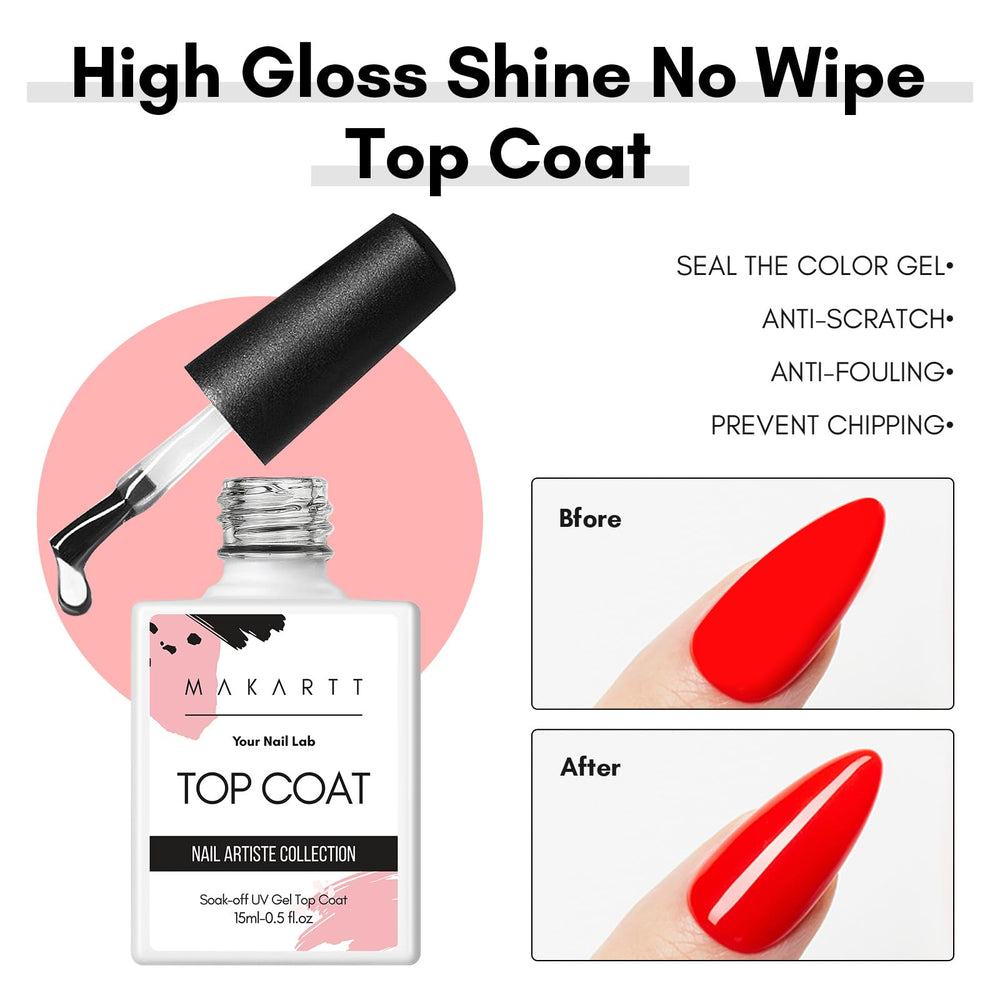 Makartt rhinestone gel securing nail art accents.