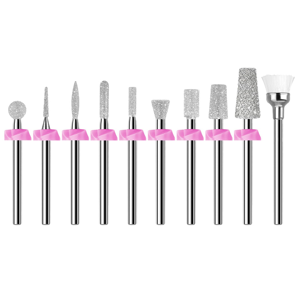 Makartt flat-end cylinder bit efficient nail dust removal.