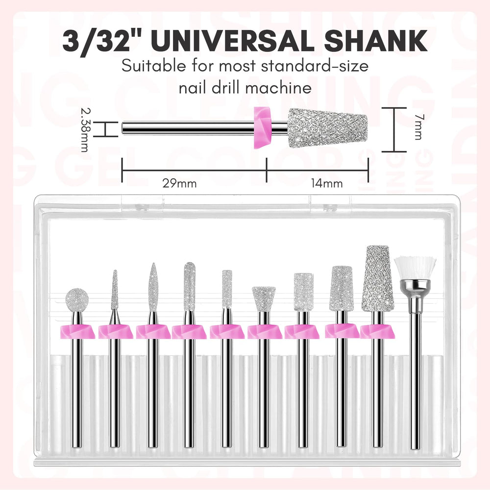 Makartt needle bit targets dead skin and fine detailing.