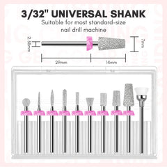 Makartt needle bit targets dead skin and fine detailing.