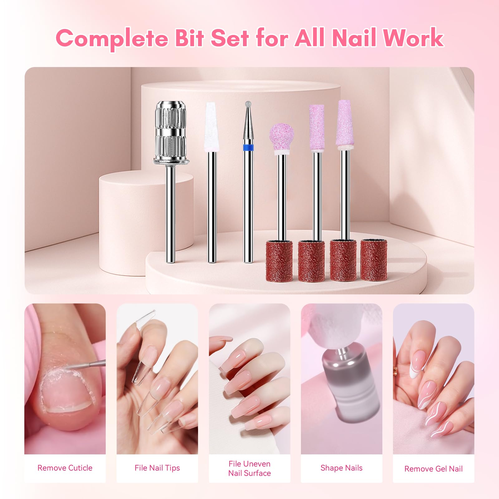 Makartt compact organizer base keeps bits and bands within easy reach.