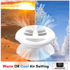 Makartt Nail Dryer cool-air mode provides gentle, touch-free polish drying.