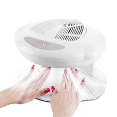Makartt Nail Dryer with hands inside for even regular polish drying.