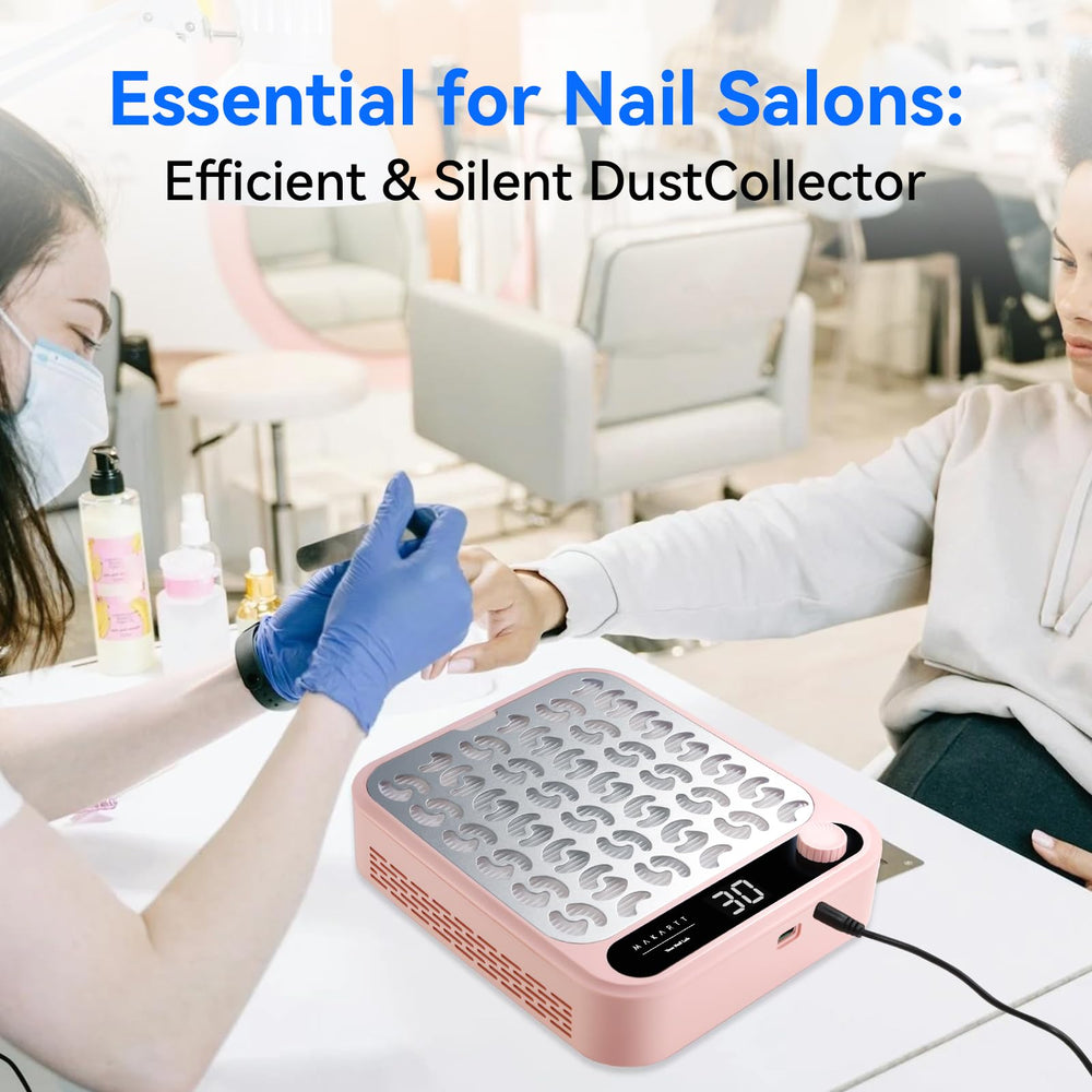 Makartt nail dust collector ideal for salon and home manicure setups.