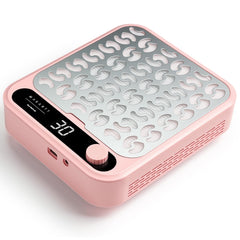 Makartt nail dust collector front view shows powerful suction for clean manicure sessions.