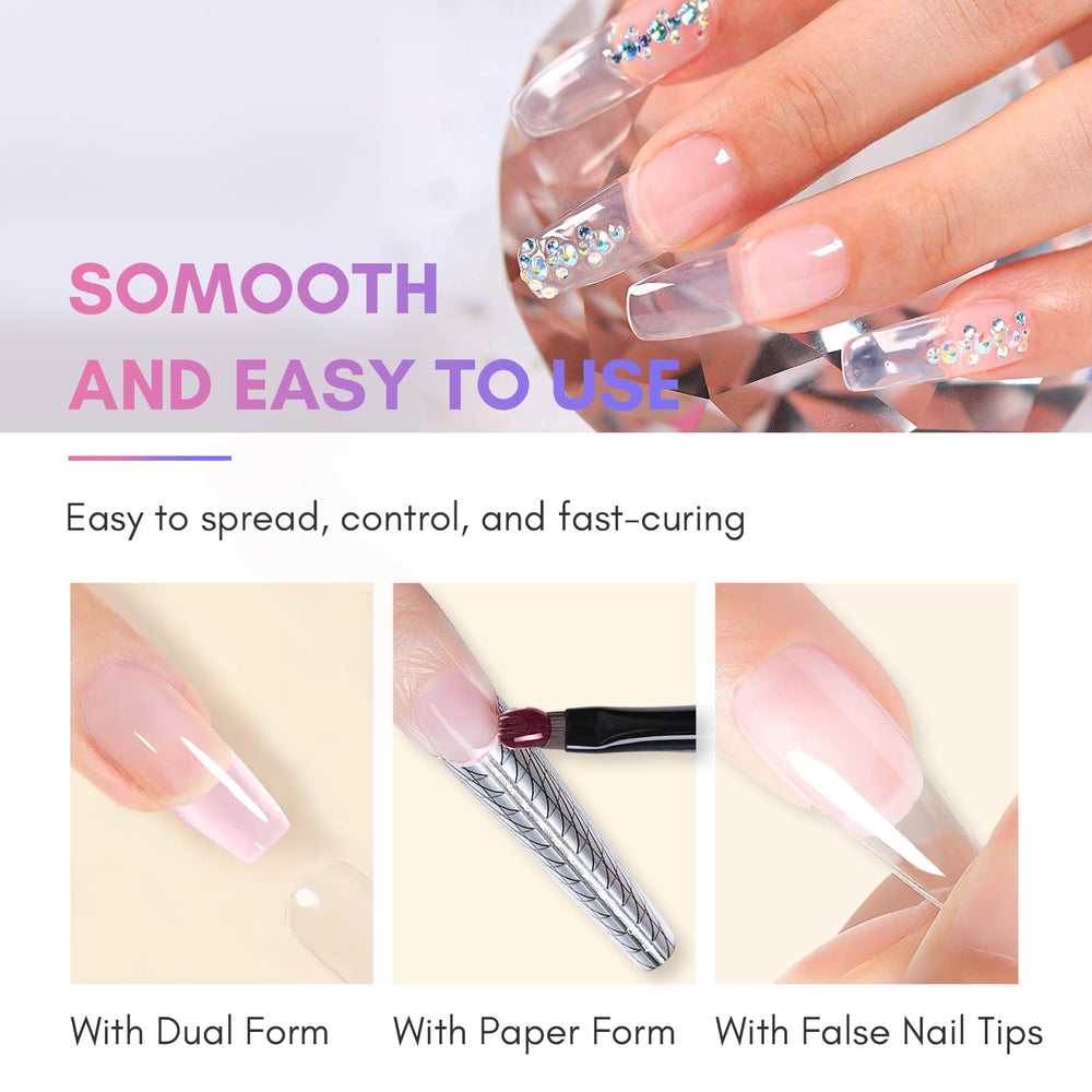 Makartt dual forms assist smooth extension creation and easy shaping for nails.