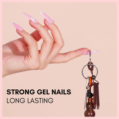 Makartt nail gel kit delivers a durable finish with flexible extension for long wear.
