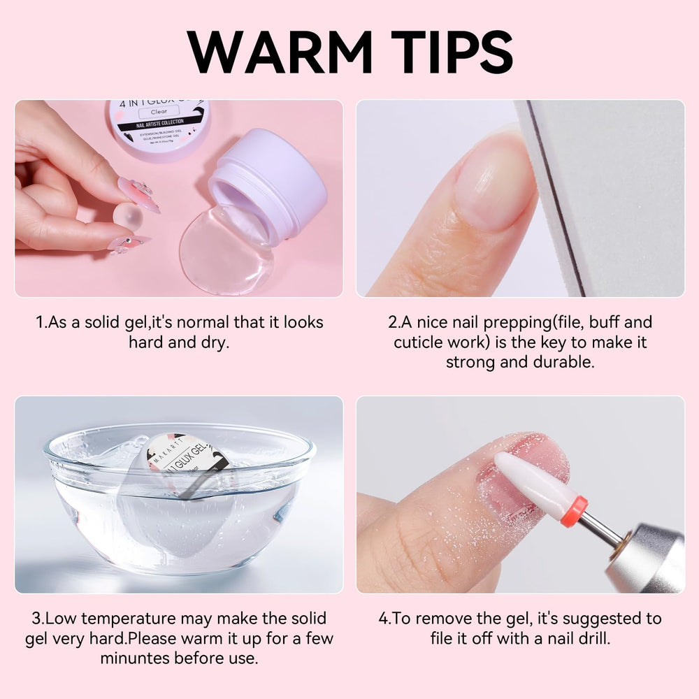 Makartt nail removal by filing easy maintenance