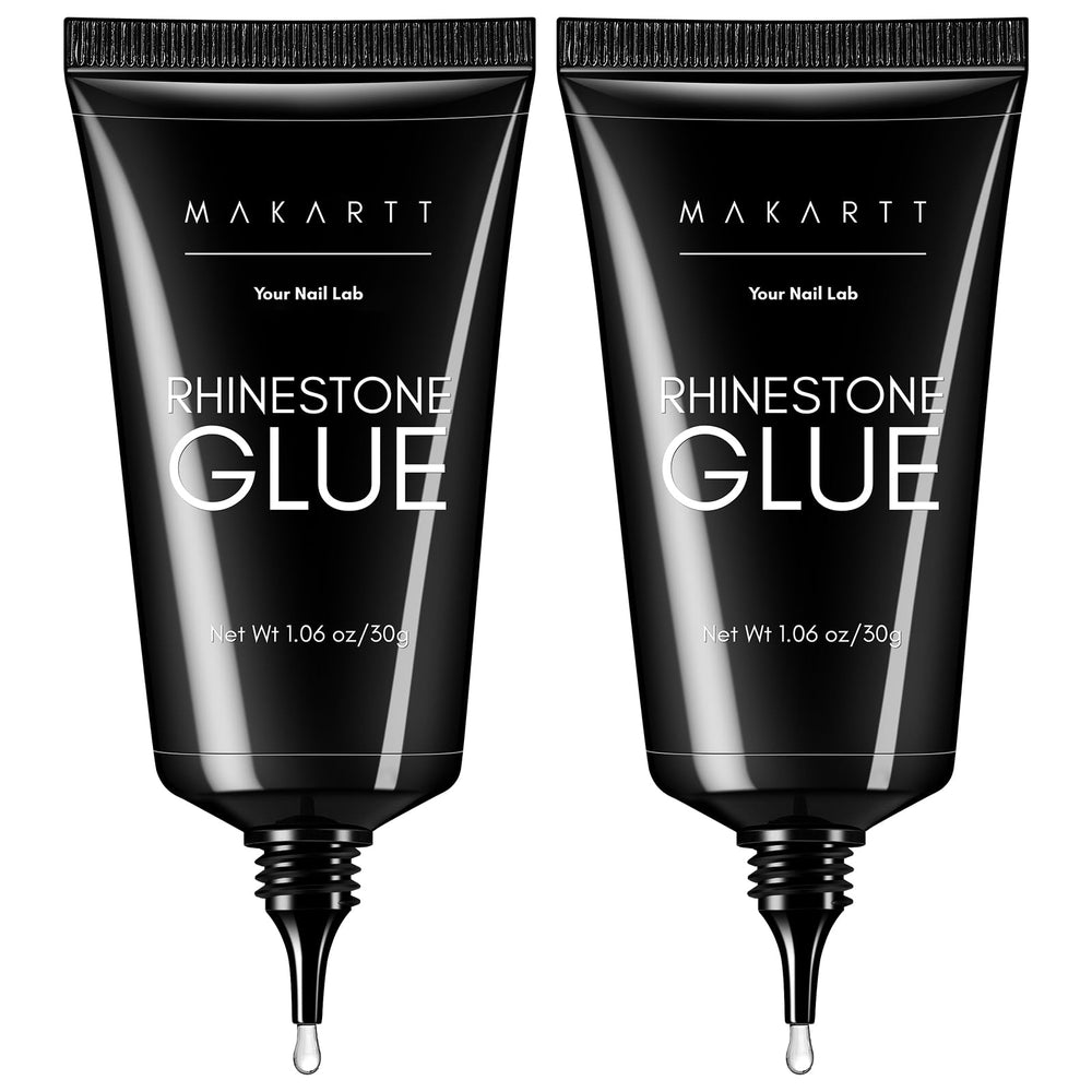 Makartt Nail Rhinestone Glue 60ml bottle pour enhances precise gem adhesion