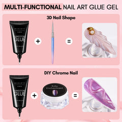 Makartt Glue for flatback rhinestones supports reinforced precision artistry