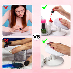 Makartt Nail Stand Adjustable Position offers forward/backward movement for easy bottle access
