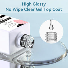 Makartt no-wipe clear top coat for smooth glossy finish after cure