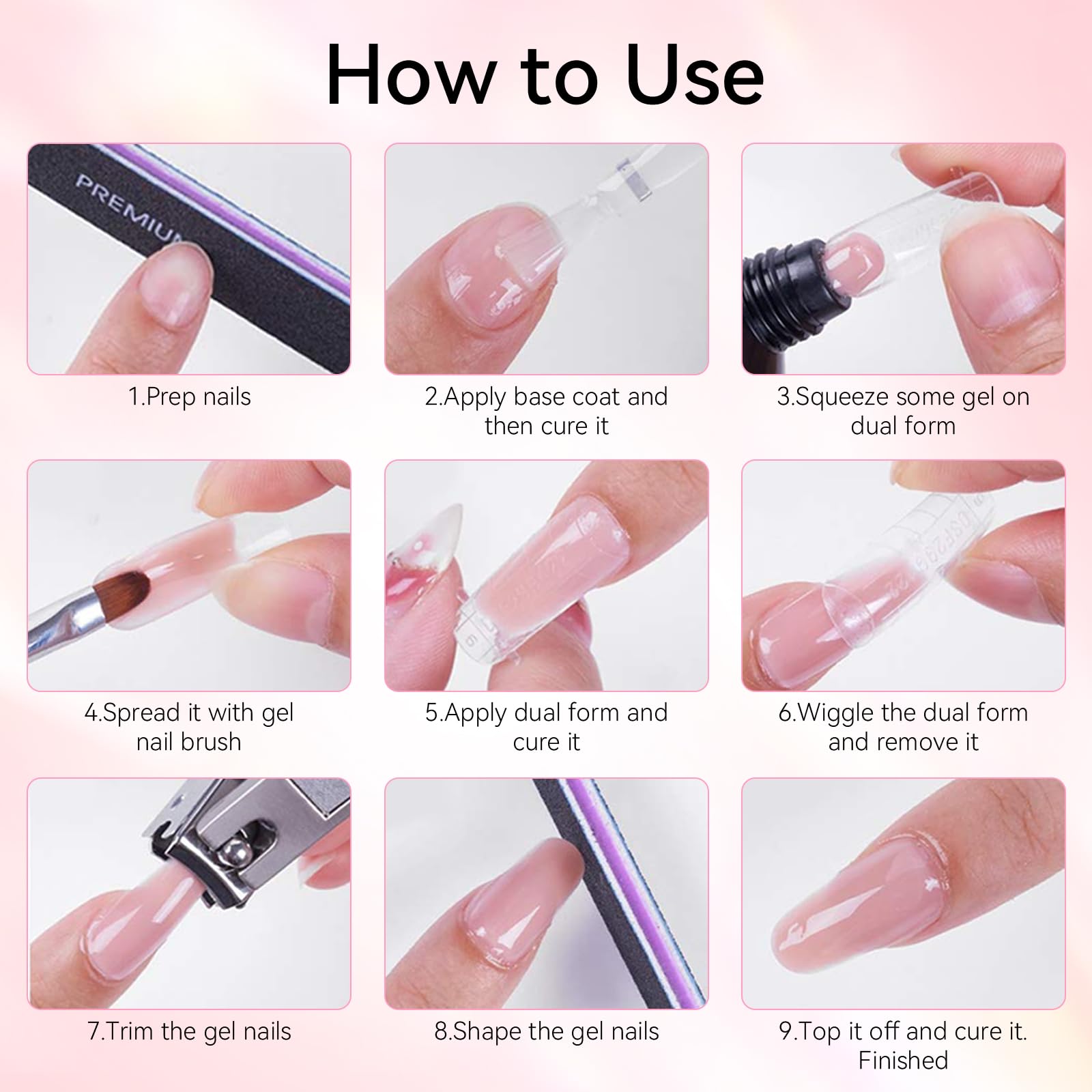 Makartt poly nail gel kit extension durability for long-lasting results