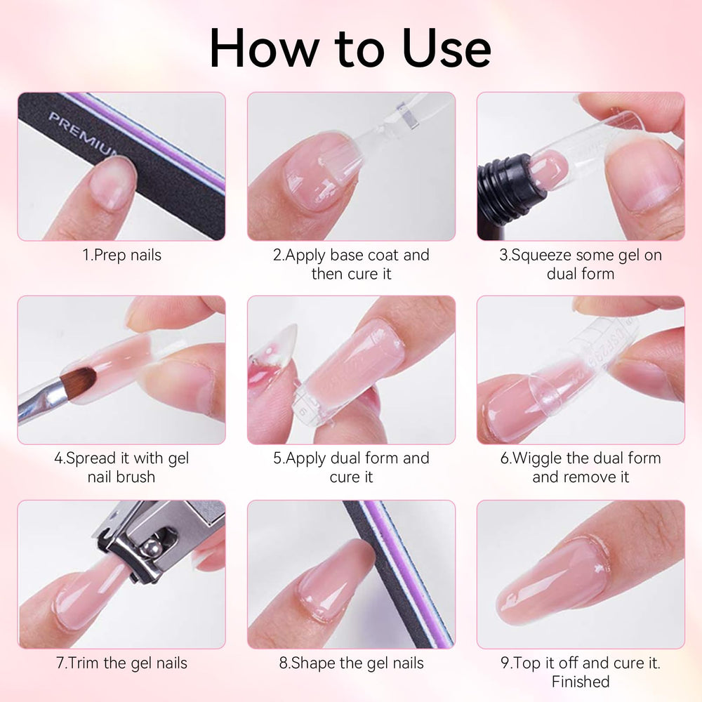 Makartt poly nail gel kit extension durability for long-lasting results