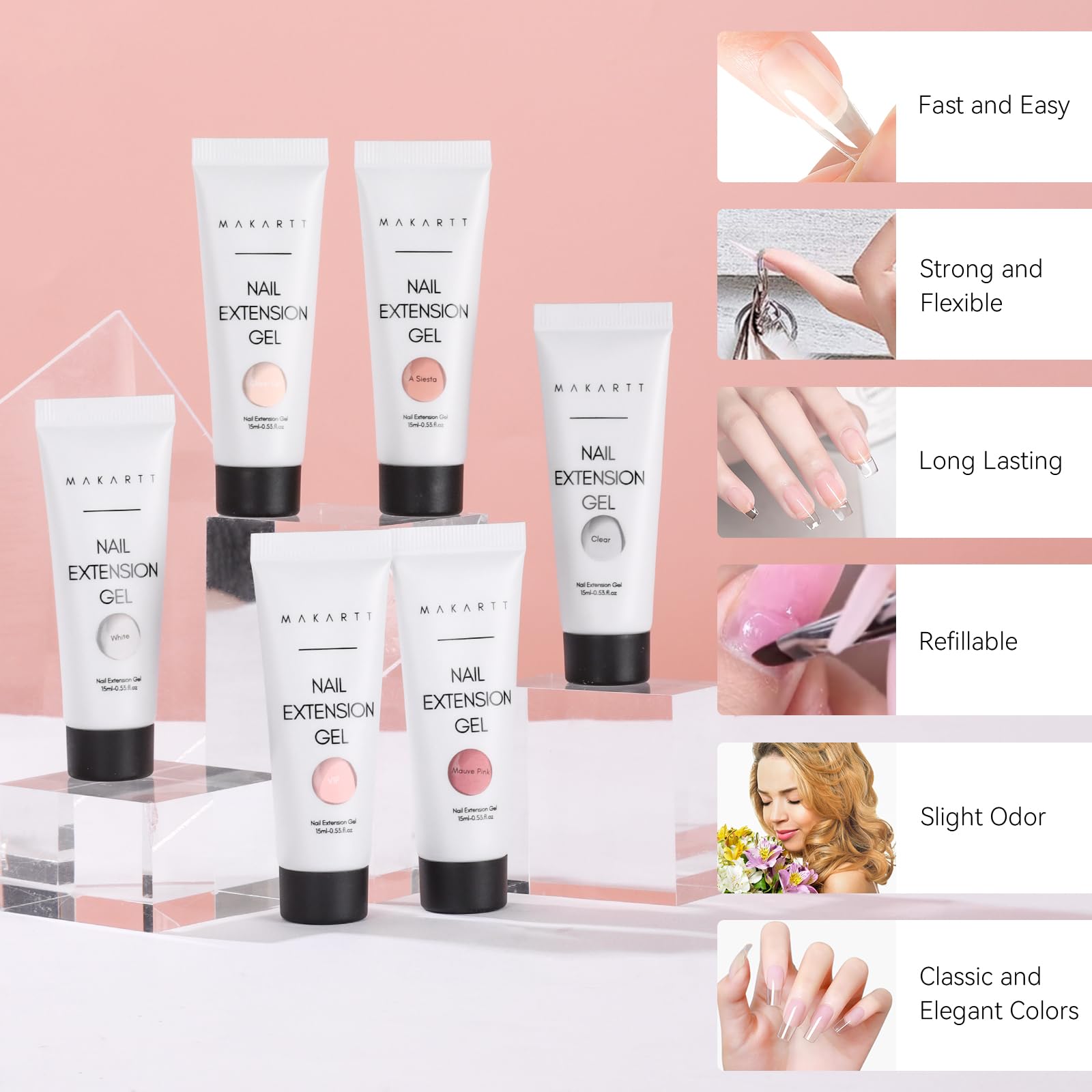 Makartt nude pink shade 2 for subtle everyday manicure