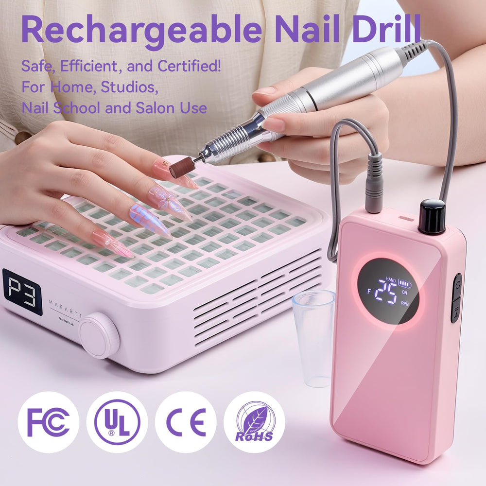 Makartt kit with six bits and sanding bands for shaping and removal