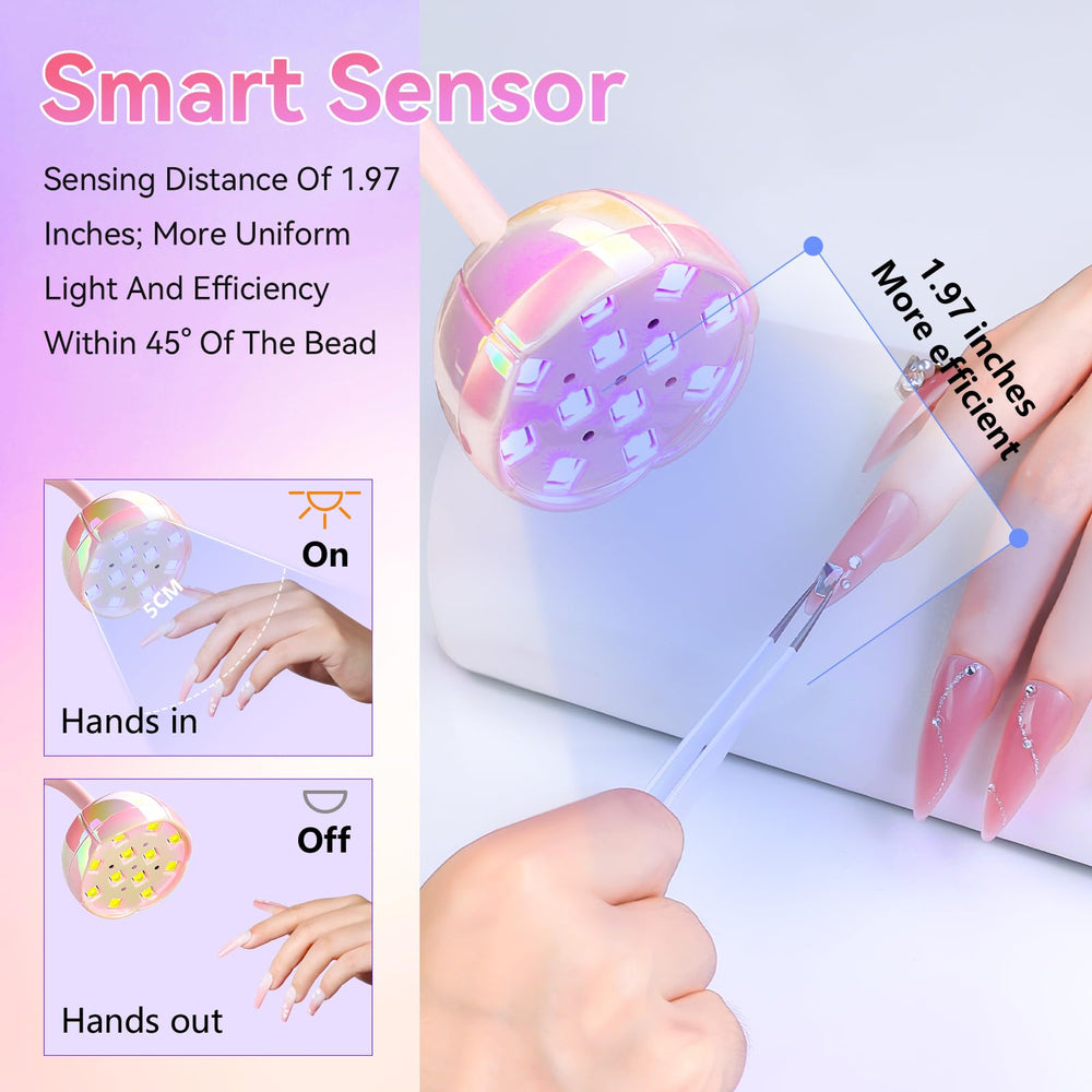 Makartt 360-degree coverage gooseneck for tough-to-reach nails.