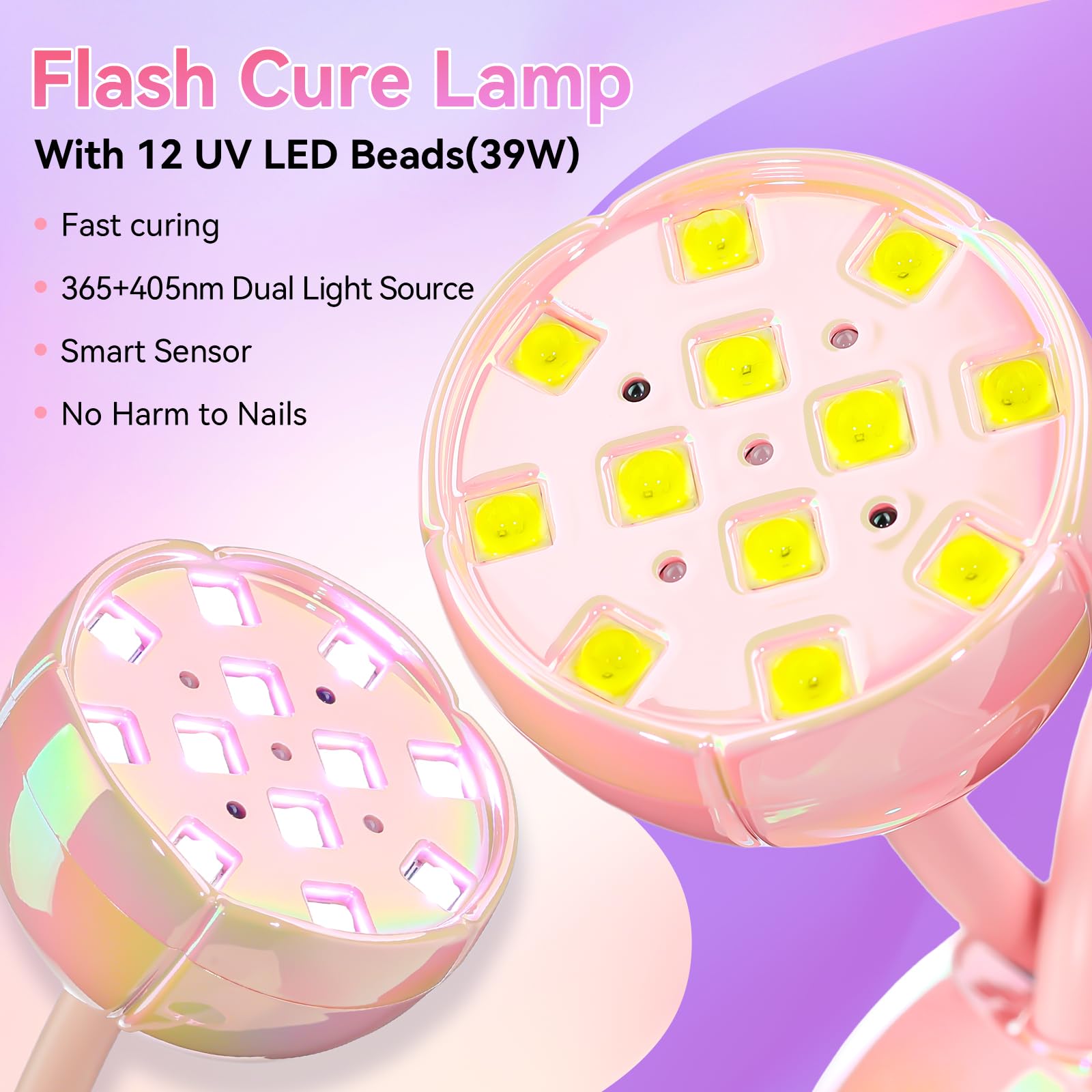 Makartt UV LED nail lamp battery life enables multiple manicures per charge.