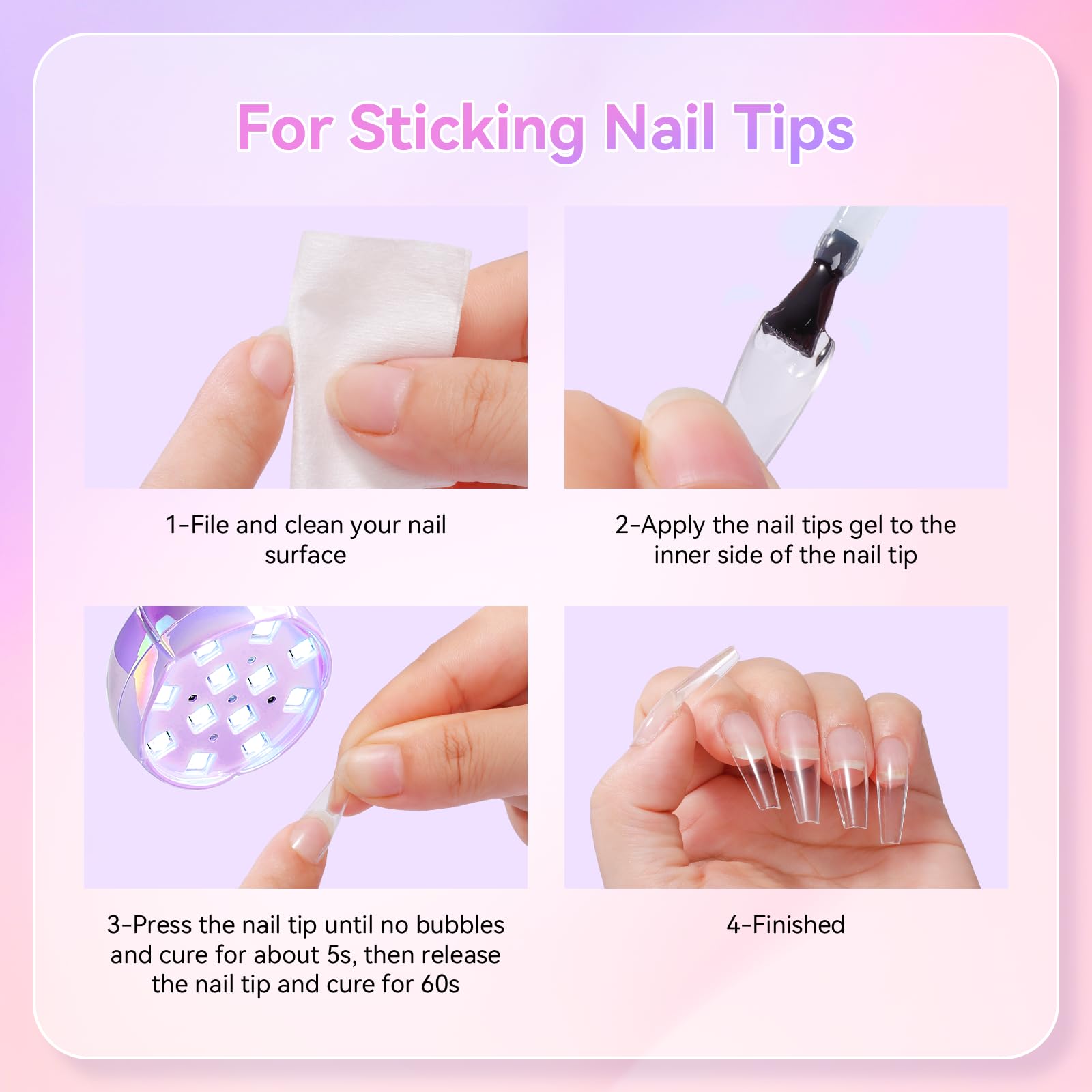 Makartt UV LED Nail Lamp 360-degree gooseneck supports hard-to-reach nails.