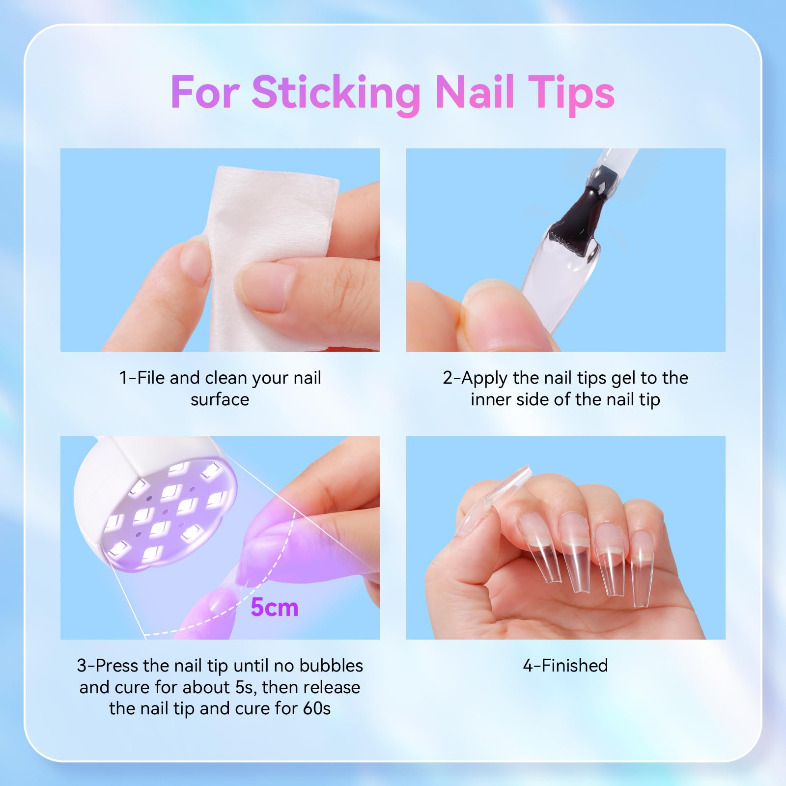 Makartt UV LED Nail Lamp supports salon-grade quick curing with broad gel compatibility.